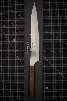 YU KUROSAKI Нож Кухонный Суджихики 240/400 мм VG-XEOS NEW GEKKO YU KUROSAKI KASHI SUJIHIKI 240 - фото 29215