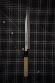 Sakai Takayuki Нож кухонный Янагиба 240/364 мм Shirogami Steel No.2 05003 - фото 29541