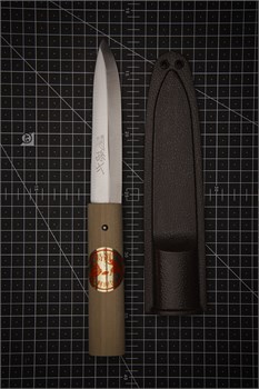 Seki Magoroku Нож кухонный Макири 135/255 мм Shirogami AG-0512 - фото 34164