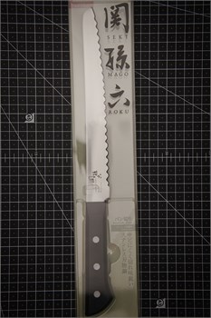 Seki Magoroku Wakatake Нож кухонный Хлебный 210/340 мм Stainless Steel AB-5425 - фото 34360