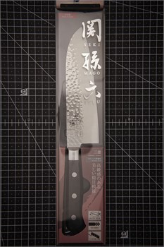 Seki Magoroku Imayo Нож кухонный Сантоку 165/295 мм Stainless Steel AB-5456 - фото 34372