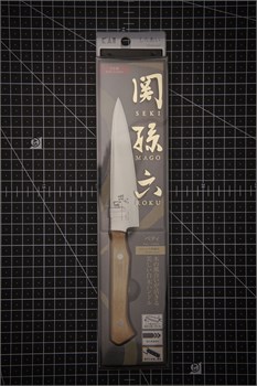 Seki Magoroku Shiraai Нож кухонный Петти 120/225 мм Molybdenum Vanadium AB-5480 - фото 34395