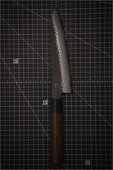 SHIZU HAMONO Нож кухонный Гюйто 180/320 мм VG10/SUS410 Damascus SG-1102 - фото 35147