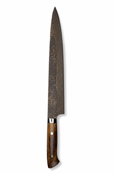 Takeshi Saji Нож кухонный Суджихики 270/400 мм VG-10W Colored Damascus DCM-SUJI-270