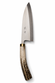 Takeshi Saji Нож кухонный Деба 165/320 мм Gingami No.3 Ni-mai Takeshi-09