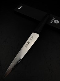 SHIZU HAMONO  Нож кухонный Суджихики 225/358 мм VG10, SUS410 Damascus SC-1103