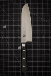 KATAOKA Нож кухонный Сантоку 160/285 мм Mo-V 3 Layers M-915-DPS