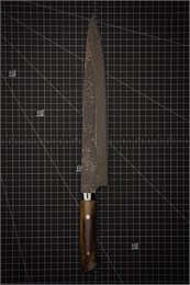 Takeshi Saji Нож кухонный Суджихики 270/400 мм VG-10W Colored Damascus DCM-SUJI-270