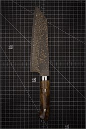 Takeshi Saji Нож кухонный Бунка 180/300 мм VG-10W Colored Damascus DCM-BU-180