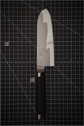 Seki Magoroku 15000ST Нож Кухонный Сантоку 145/265 мм Secret steel by KAI (VG-МАХ) AE-5301