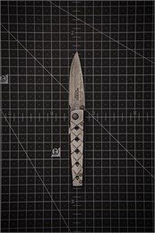 Складной нож Mcusta Shinra Katana 70/160 мм VG-10/Damascus MC-0037D