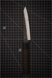 SHIZU HAMONO Нож кухонный Петти 130/255 мм VG10/SUS410 Damascus SG-1111