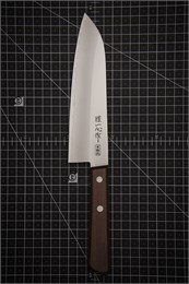 Kanetsugu Special Offer Нож кухонный Сантоку 170/290 мм AUS-8/SUS410 2003