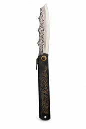 Higonokami Нож складной (Ryumai-Gold Dragon) 90/210 мм Aogami San-Mai 22-G