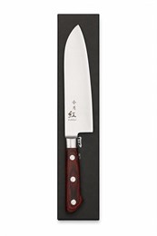 Fuji Kurenai Нож Кухонный Сантоку 170/295 мм Molybdenum Vanadium/Stainless Steel CR-011