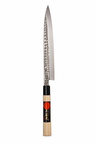 HIDARI TOHZO Нож кухонный Янагиба 240/373 мм Shirogami Steel No.2 HS-1080T