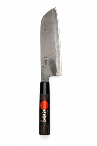 HIDARI TOHZO Нож Кухонный Сантоку 180/310 Shirogami Steel No.2 HK-2060KUB