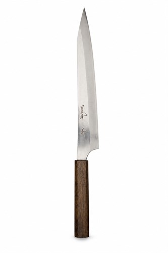 YU KUROSAKI Нож Кухонный Суджихики 240/400 мм VG-XEOS NEW GEKKO YU KUROSAKI KASHI SUJIHIKI 240