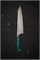 YU KUROSAKI Нож Кухонный Гюйто 210/340 мм R2(SG2) (Порошковая сталь) Hammered SENKO-EI Custom TCA Selection YU KUROSAKI TURQUOISE GYUTO 210 - фото 29278
