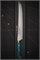 YU KUROSAKI Нож Кухонный Сакимара 270/410 мм R2(SG2) (Порошковая сталь) Hammered SENKO-EI Custom TCA Selection YU KUROSAKI TURQUOISE SAKIMARA 270 - фото 29287