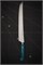 YU KUROSAKI Нож Кухонный Сакимара 270/410 мм R2(SG2) (Порошковая сталь) Hammered SENKO-EI Custom TCA Selection YU KUROSAKI TURQUOISE SAKIMARA 270 - фото 29289
