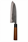 Daisuke Nishida Нож кухонный Сантоку 185/330 мм Shirogami Steel No.1 NS-W1K-SA180-CHR