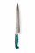 YU KUROSAKI Нож Кухонный Суджихики 240/370 мм R2(SG2) (Порошковая сталь) Hammered SENKO-EI Custom TCA Selection YU KUROSAKI TURQUOISE SUJIHIKI 240