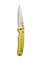 Складной нож Fusion "Bushi Sword" Golden Yellow 85/195 мм VG-10/Damascus MC-0164D