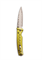 Складной нож Fusion "Bushi Sword" Golden Yellow 85/195 мм VG-10/Damascus MC-0164D